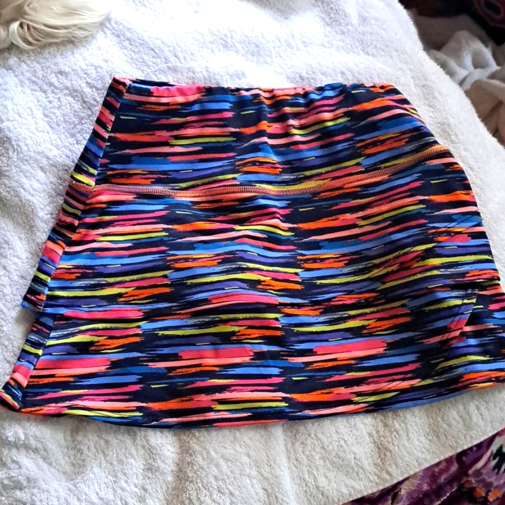 Girls skort kidpik multicolor never worn size 7/8
